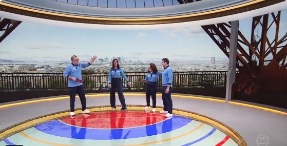 Jornalista Everaldo Marques imita Silvio Santos na TV Globo durante Olimpíadas