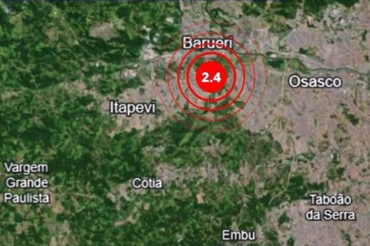 Tremor de terra é registrado em São Paulo; confira 