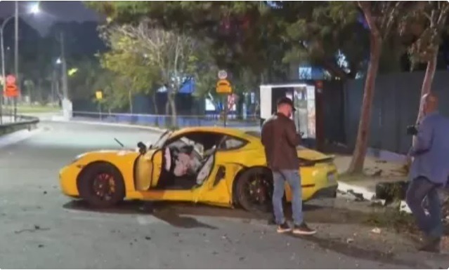 Novos vídeos mostram motorista de Porsche atropelando motociclista em SP; ASSISTA