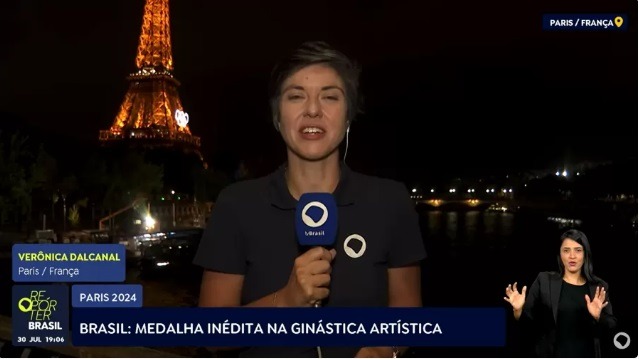 Repórter recebe apoio após ser assediada na transmissão das Olimpíadas