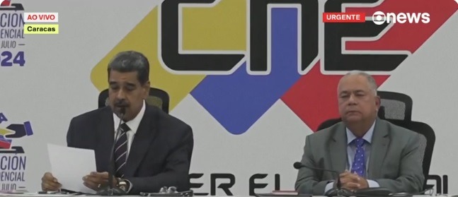 Venezuela: Autoridade eleitoral entrega atas presidenciais à Corte Suprema