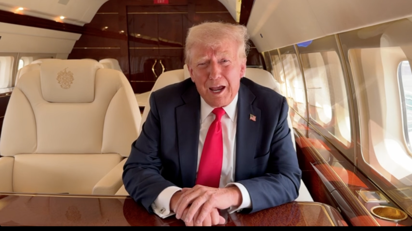 Avião de Trump sofre problemas técnicos, mas faz pouso seguro