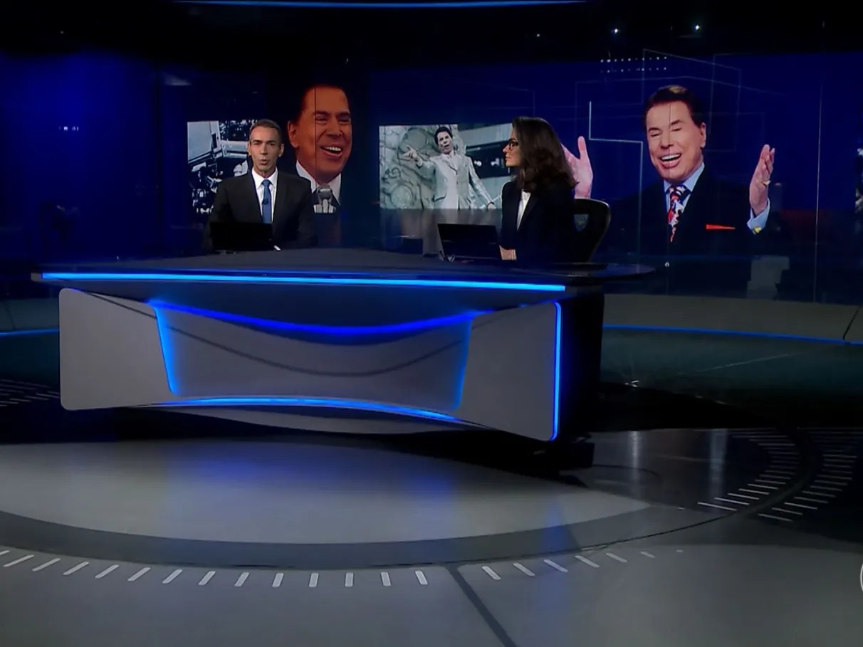 VÍDEO: Abertura do Jornal Nacional emociona com homenagens e música "Silvio Santos vem aí"; ASSISTA