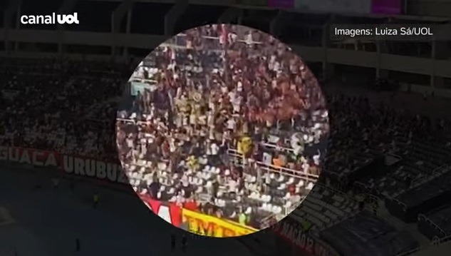 VÍDEO: Torcida do Flamengo briga na arquibancada após derrota para o Botafogo