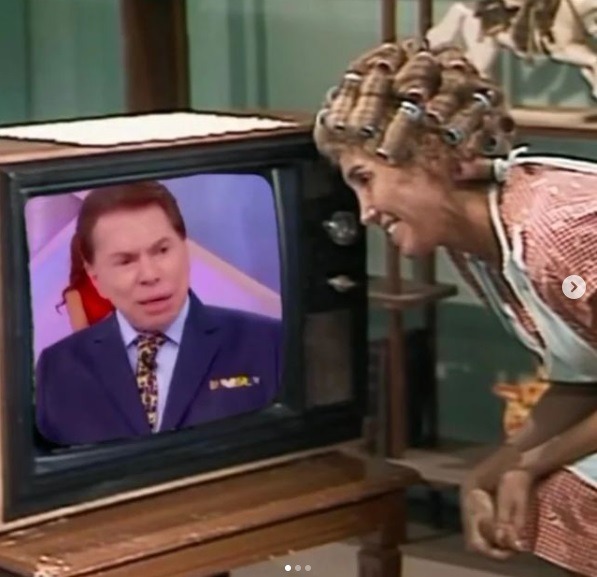"Dona Florinda" homenageia Silvio Santos e faz pedido emocionante; veja