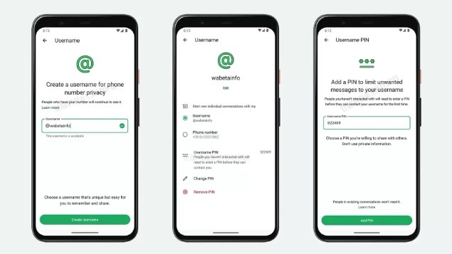 WhatsApp troca número por @ e cria função que te protege de estranhos