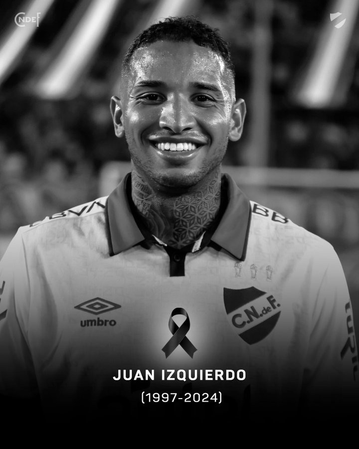 Morre Juan Izquierdo, zagueiro do Nacional, após passar mal no MorumBis