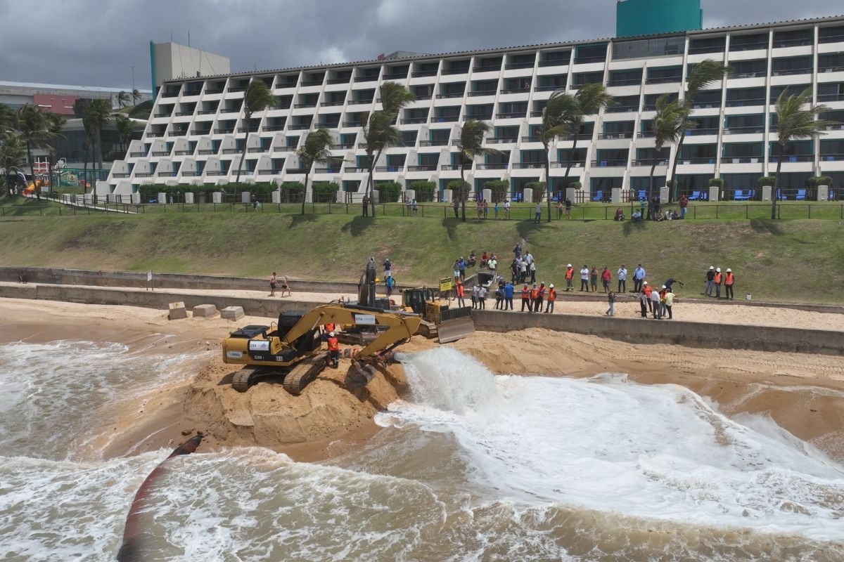 Obra da engorda de Ponta Negra deve durar três meses
