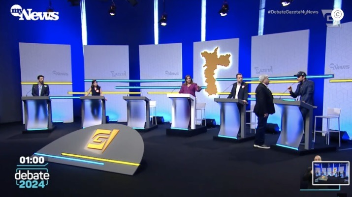 VÍDEO: Datena perde compostura e vai para cima de Marçal durante debate em São Paulo