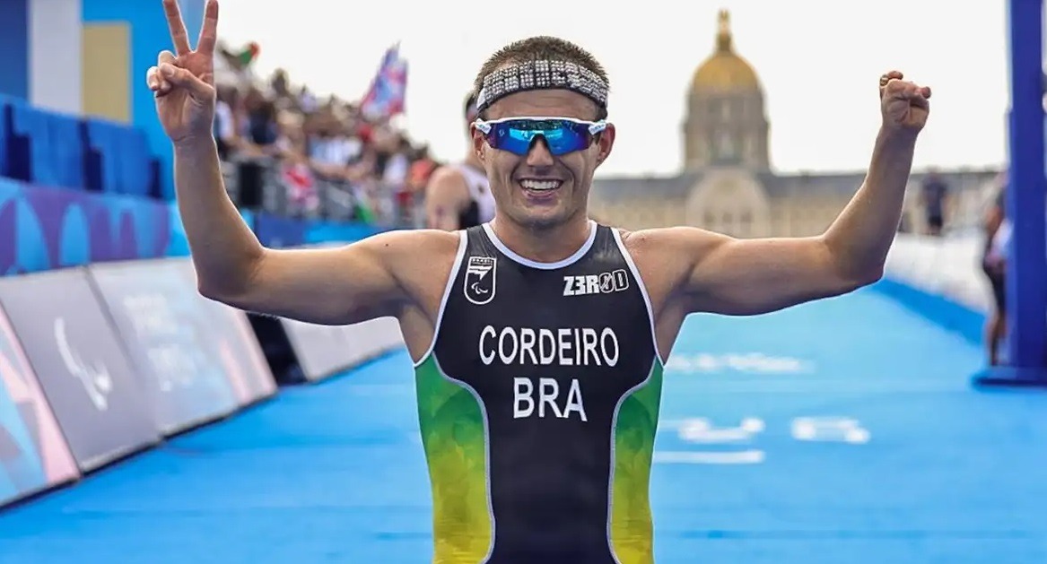 Ronan Codeiro fatura prata, 1ª medalha do Brasil no triatlo paralímpico