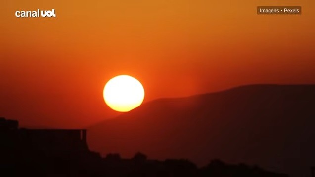 Sol do apocalipse? Por que astro está alaranjado - e isso não é nada bonito