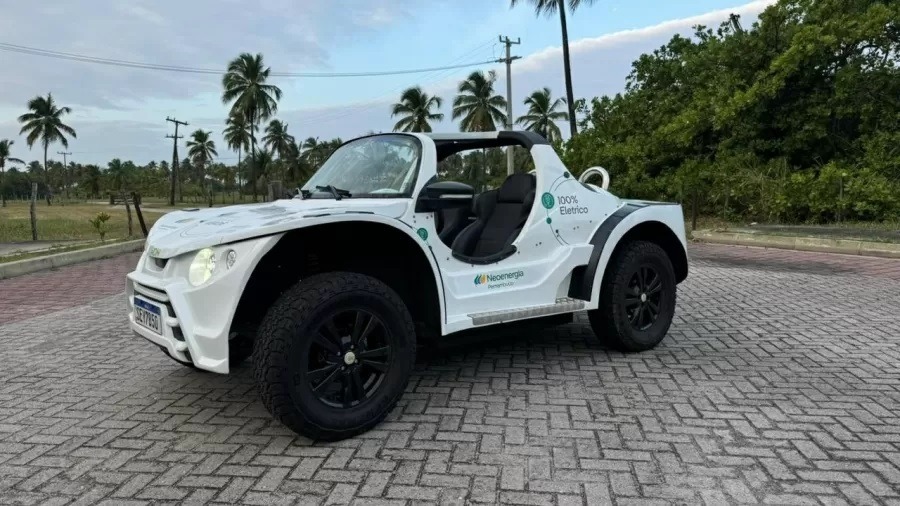 Buggy Elétrico começa a rodar em Fernando de Noronha