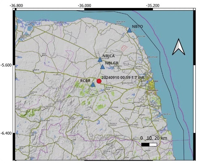 Tremor de terra é sentido no interior do RN