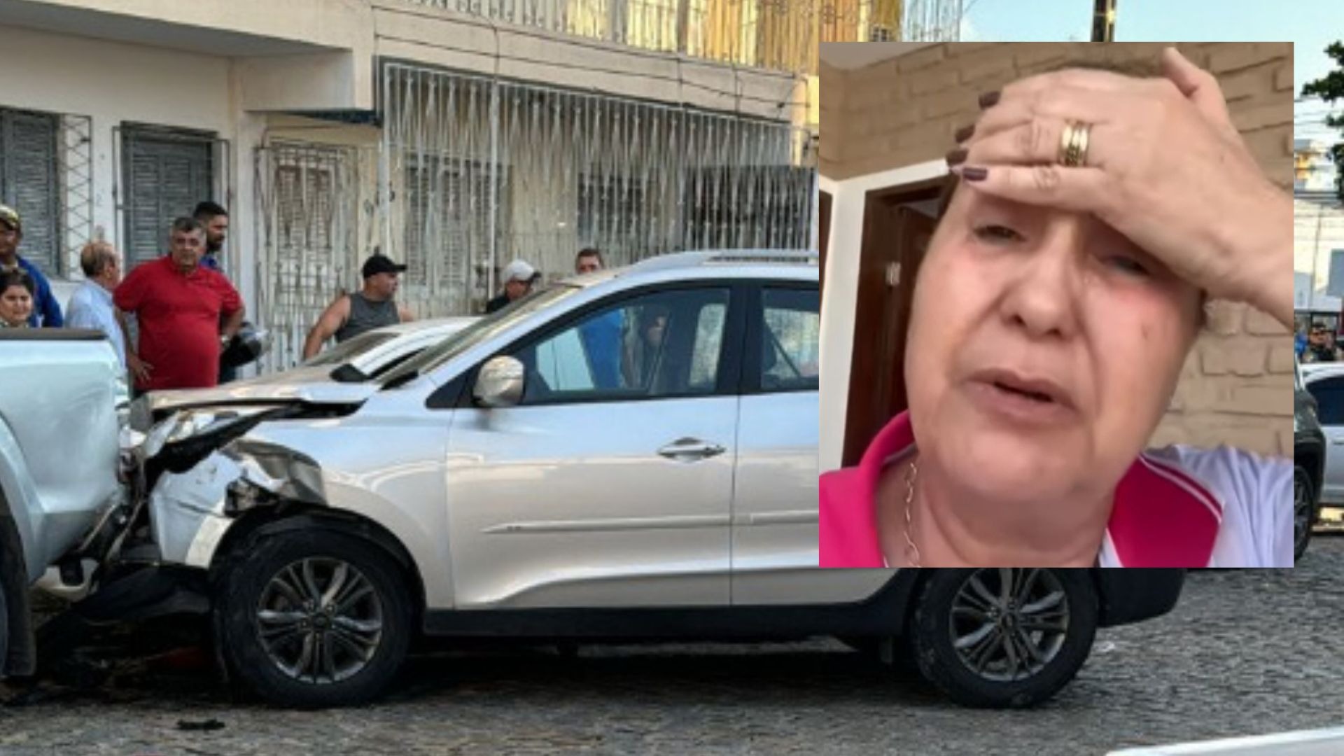 Candidata a vereadora de Natal tem carro roubado e destruído após troca de tiros com a PM; assista