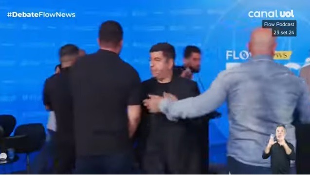 VÍDEO: Assessor de Marçal dá soco em marqueteiro de Nunes e é detido após o debate