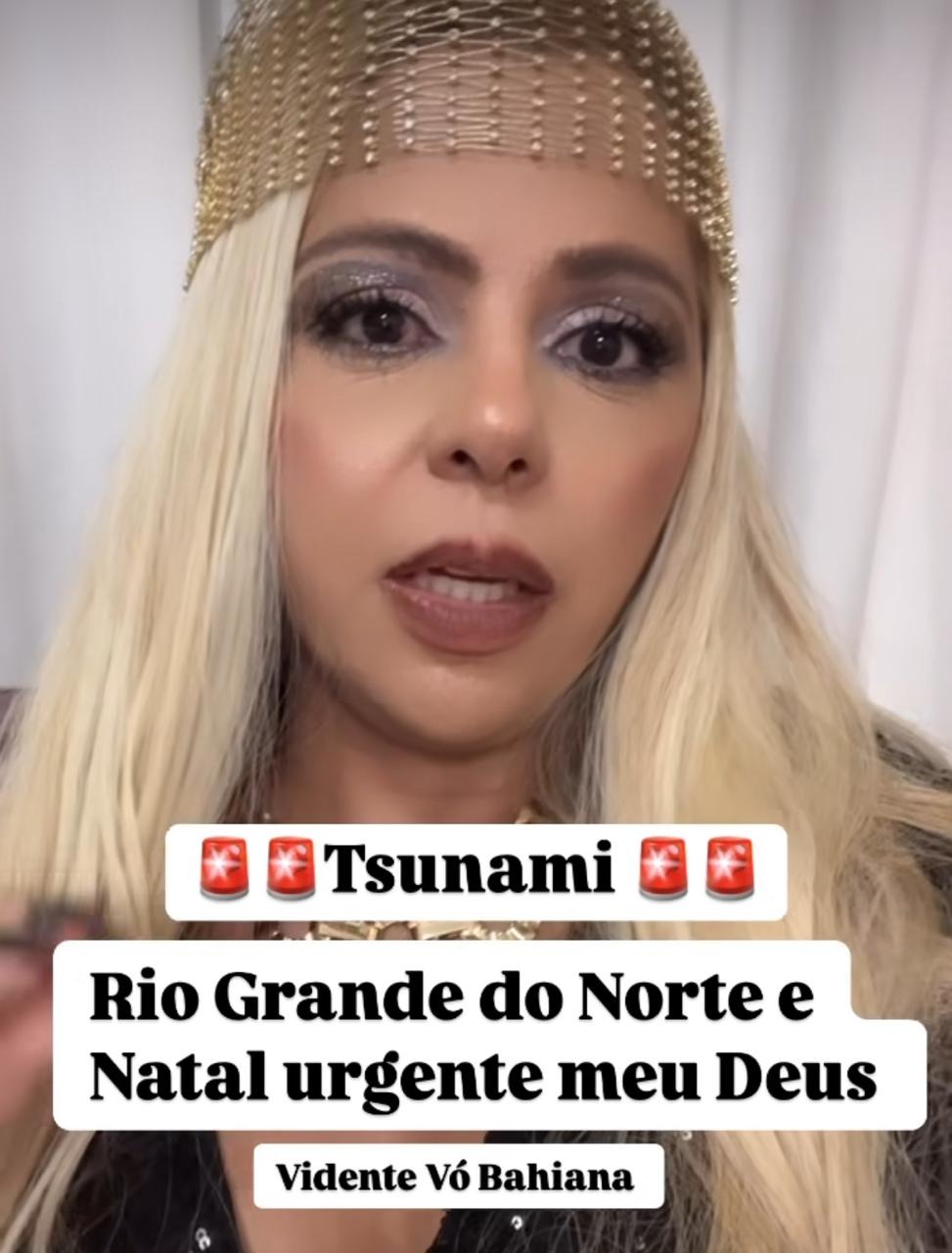 VÍDEO: Vidente prevê tsunami no RN e alerta população; ASSISTA