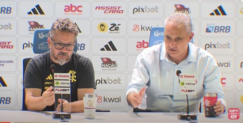 Tite releva xingamentos e diz que respaldo da diretoria do Fla é constante