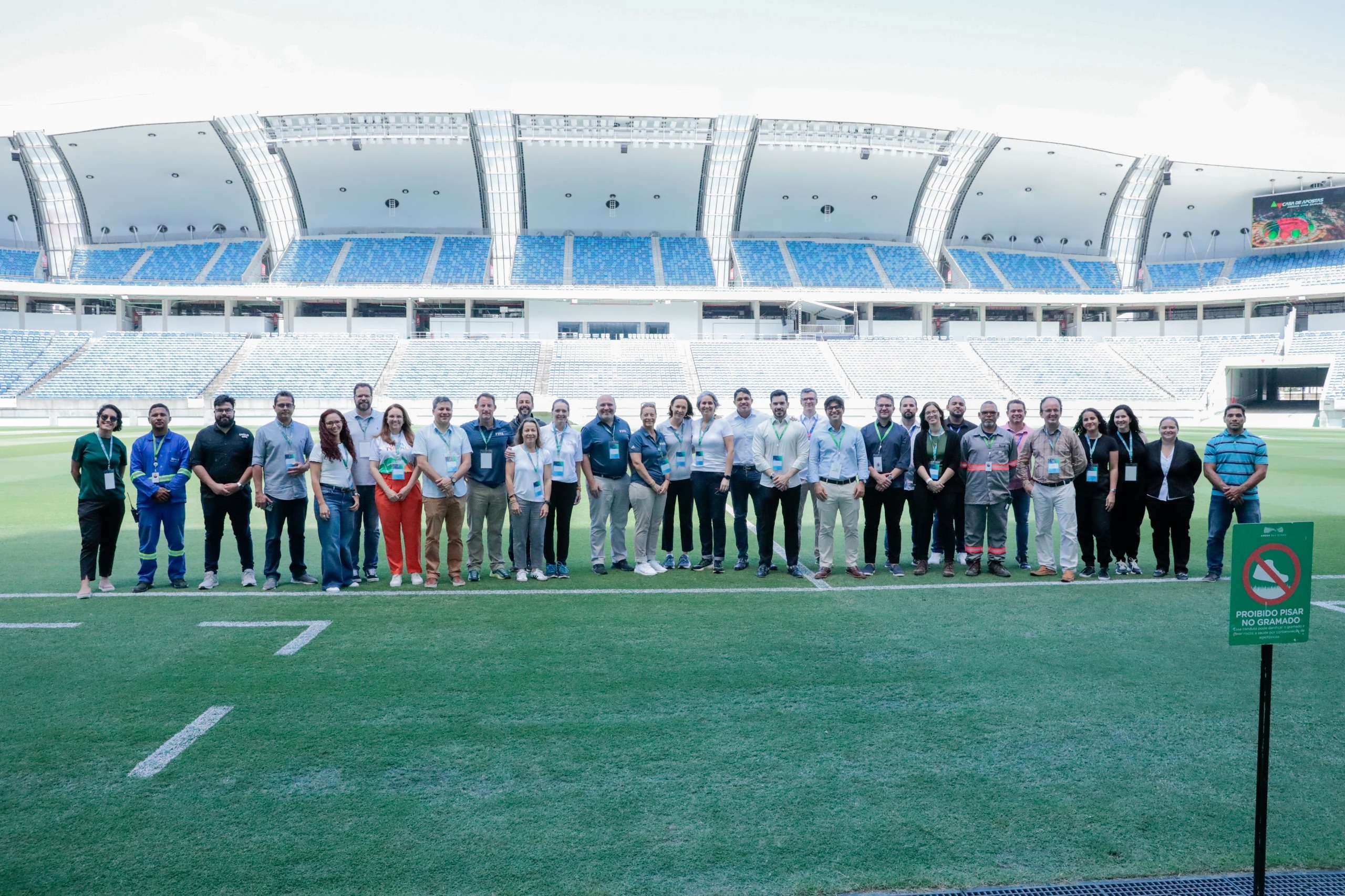 Copa do Mundo Feminina: Arena das Dunas recebe comitiva da FIFA