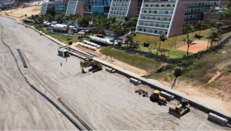 Justiça proíbe Idema de paralisar obras da engorda de Ponta Negra