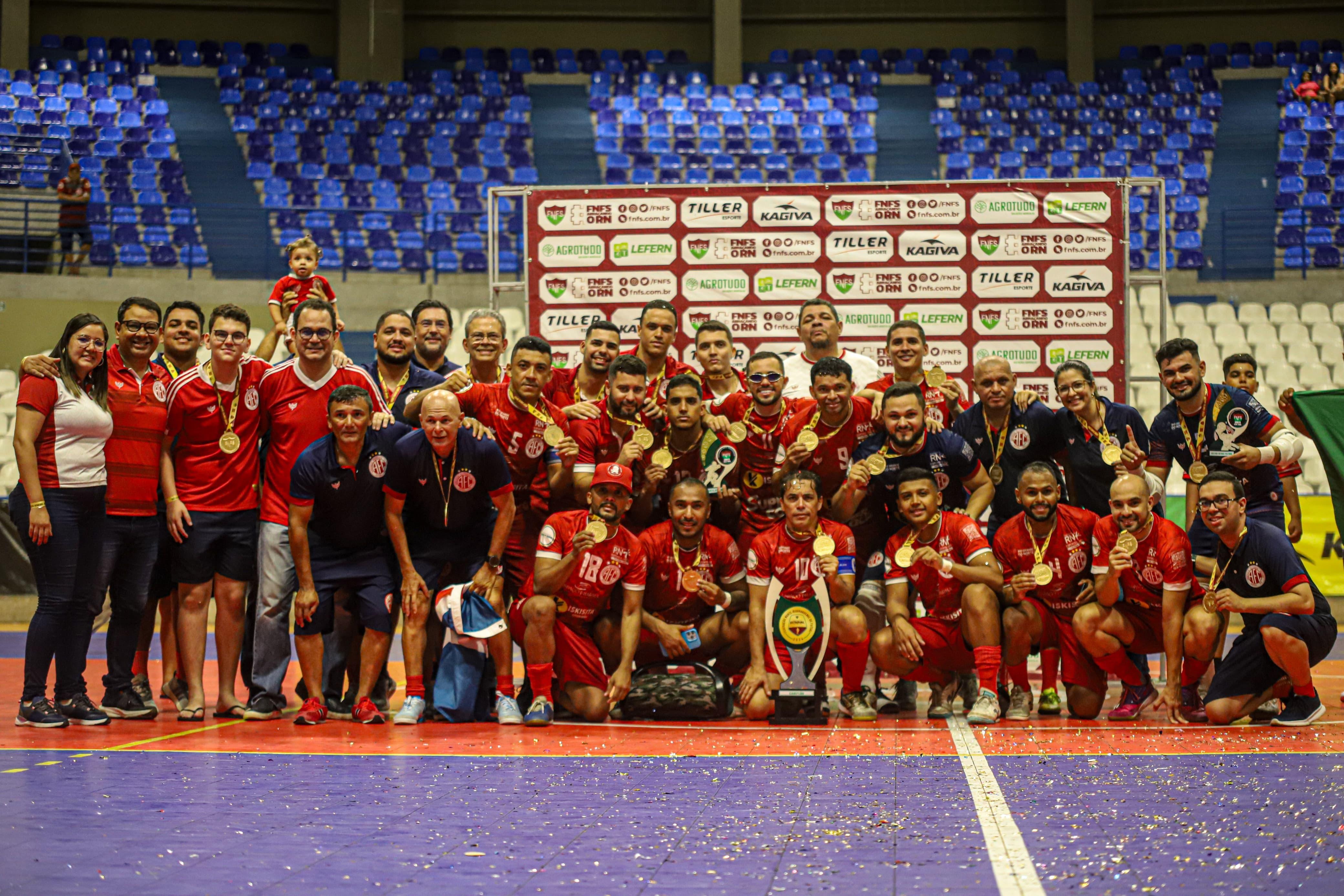 América goleia Cadet e conquista o Campeonato Potiguar de Futsal