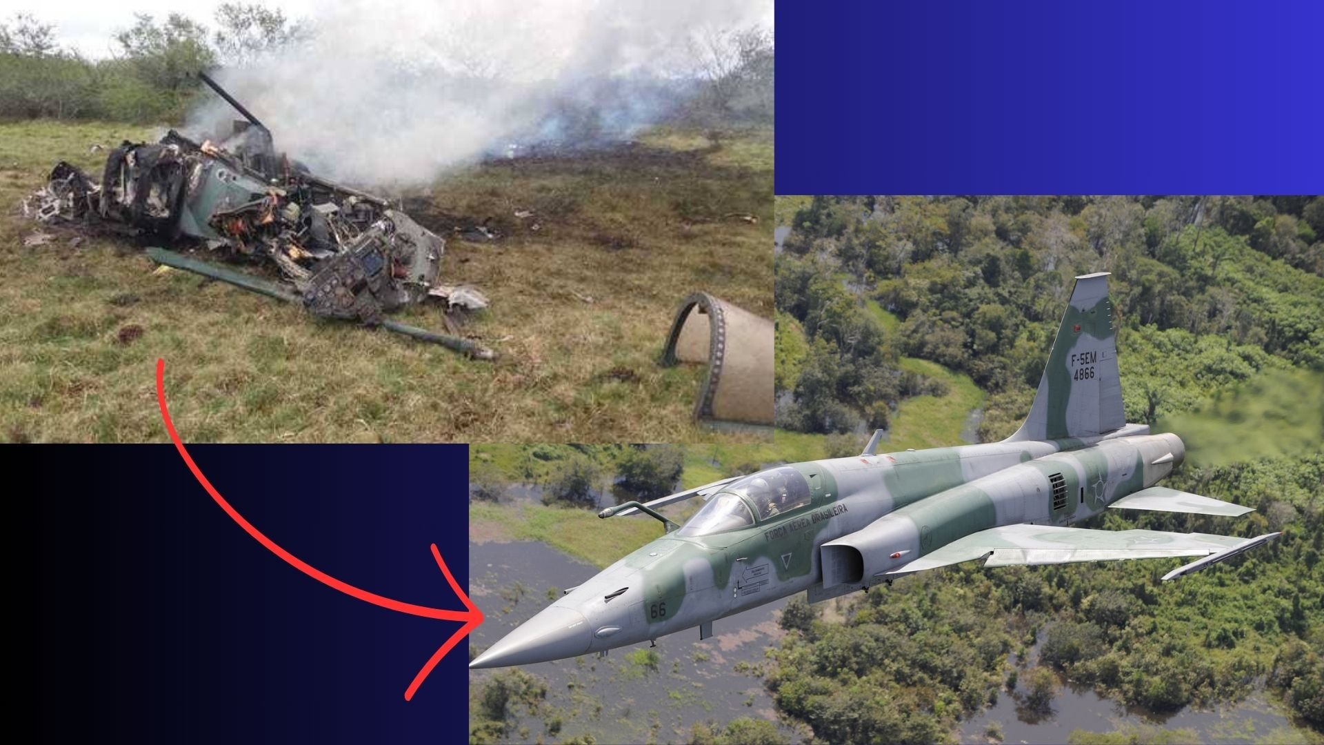 Veja como ficou avião da FAB que caiu próximo a condomínio em Parnamirim
