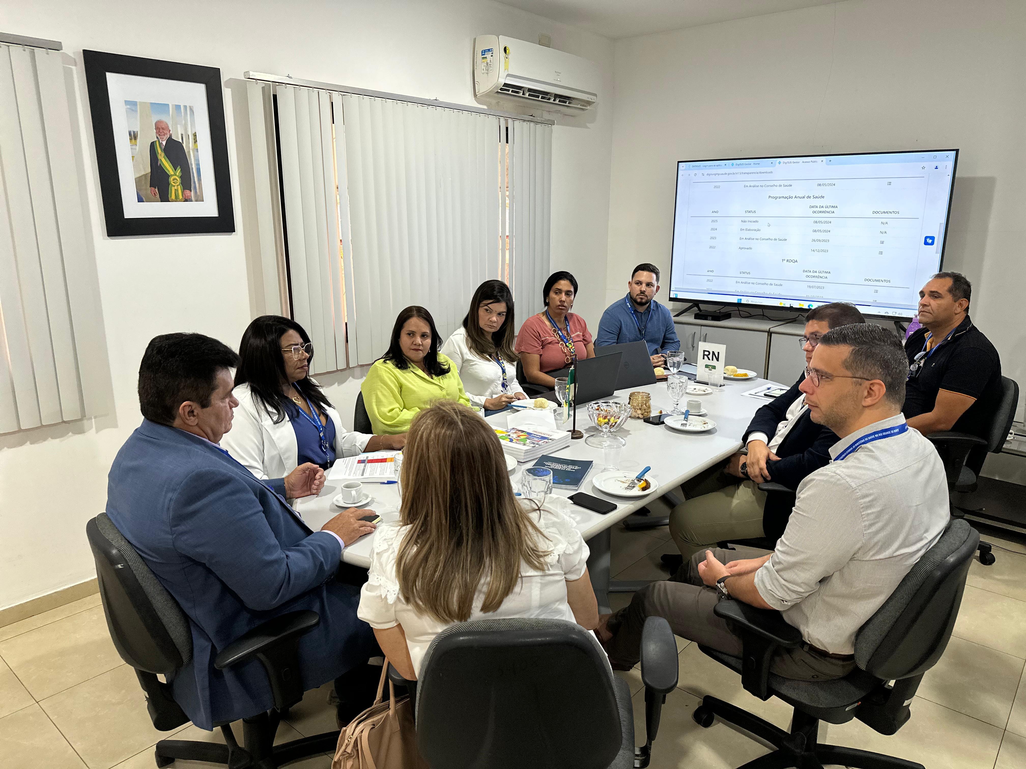 Nilda visita Superintendência do Ministério da Saúde no RN e discute projetos para Parnamirim