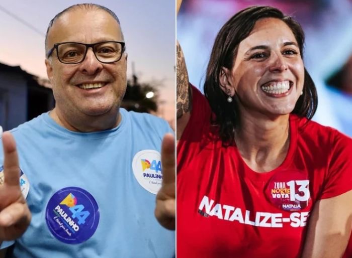 Consult/TN: Nos votos válidos, Paulinho tem 56,7% e Natália 43,3%