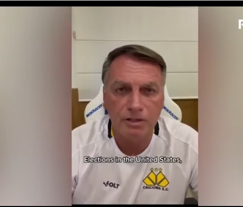 Bolsonaro grava vídeo em apoio a Trump e diz que está inelegível ‘sem ter cometido crime’; ASSISTA
