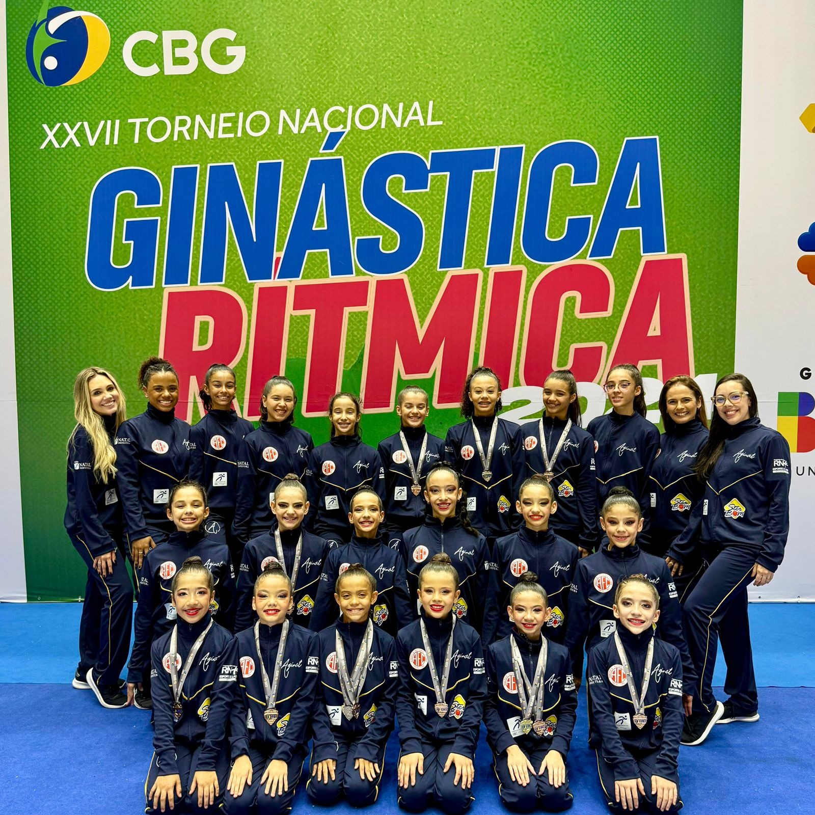 Aginat América faz história e conquista nove medalhas em sua melhor participação no Torneio Nacional