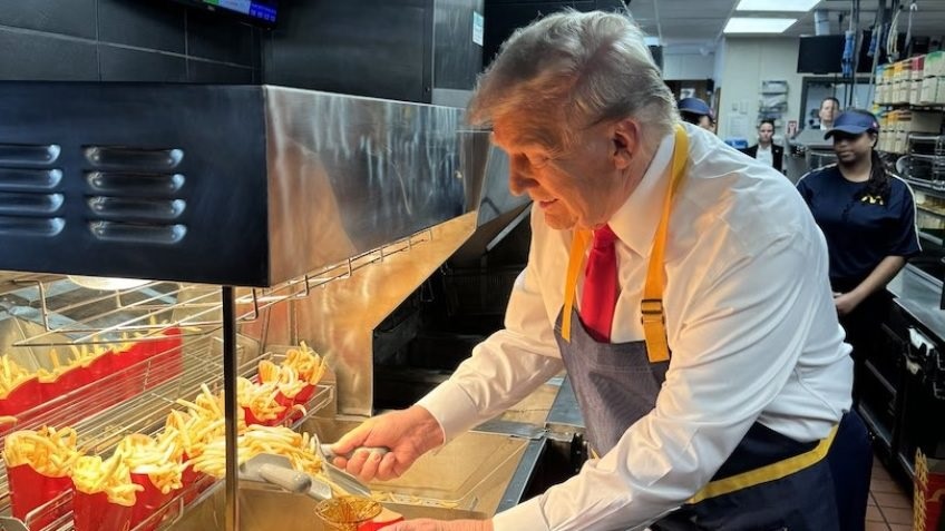 Filho de Trump posta “carta de demissão” do pai do McDonald’s