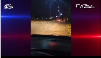 VÍDEO: Motoristas voltam na contramão após assalto na estrada do aeroporto na Grande Natal