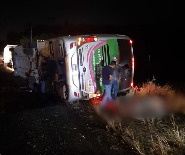 Quatro pessoas morrem e pelo menos 11 ficam feridas após ônibus de turismo tombar na Bahia