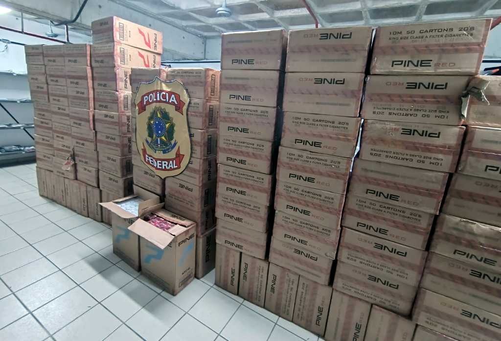 PF intercepta e apreende carga de cigarros contrabandeados no RN