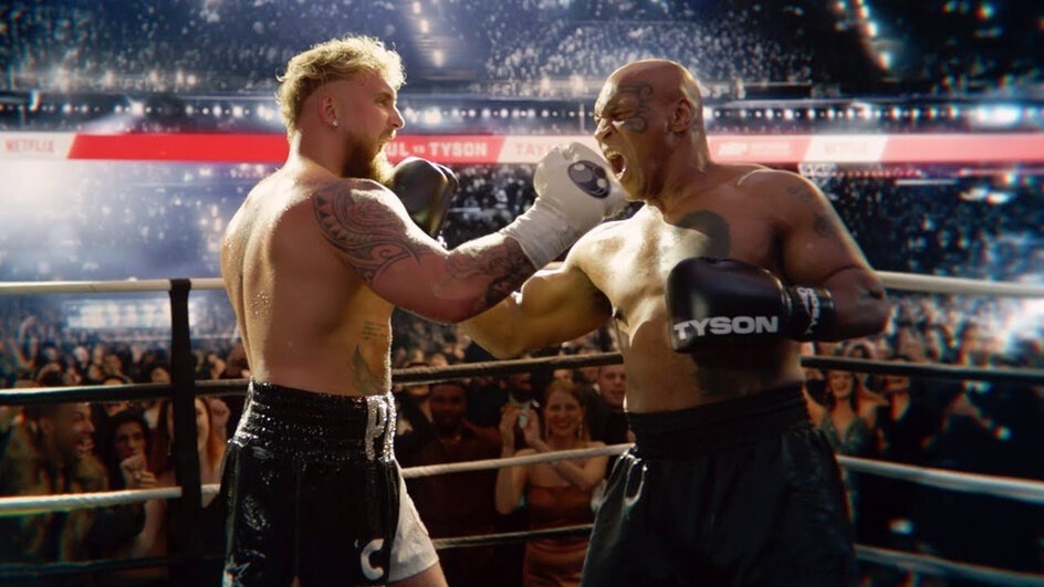 Jake Paul vê fúria de Mike Tyson, mas usa físico e vence lenda do boxe