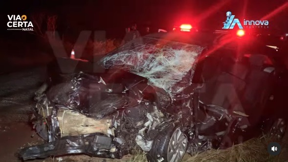 VÍDEO: Três pessoas morrem em grave acidente na RN 316