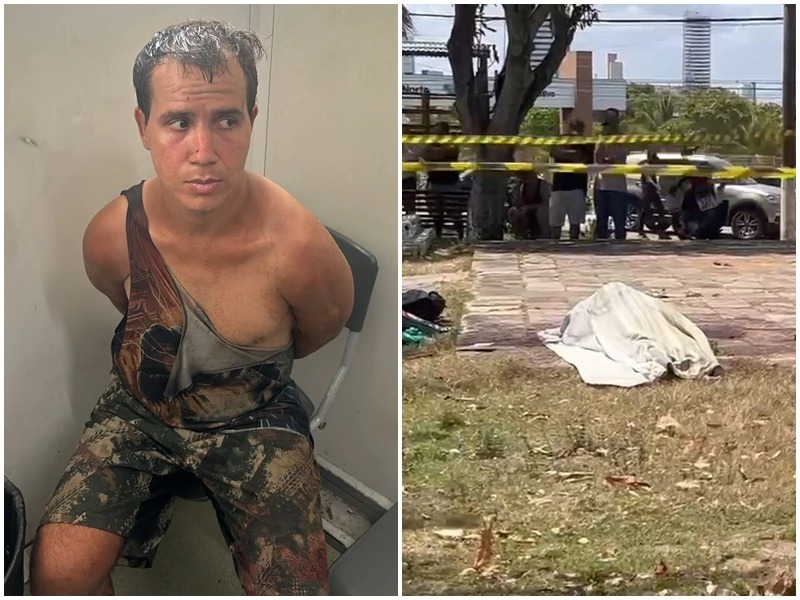 “Legítima defesa”, diz filho que matou pai a facadas em praça pública de Natal