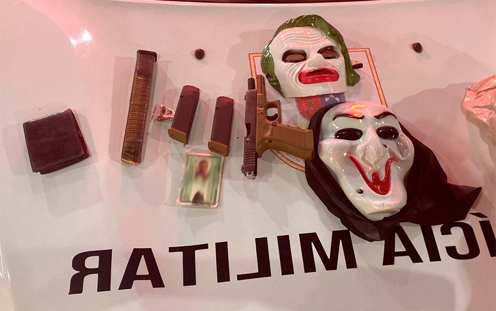 Assaltantes são presos com máscaras de halloween na Grande Natal
