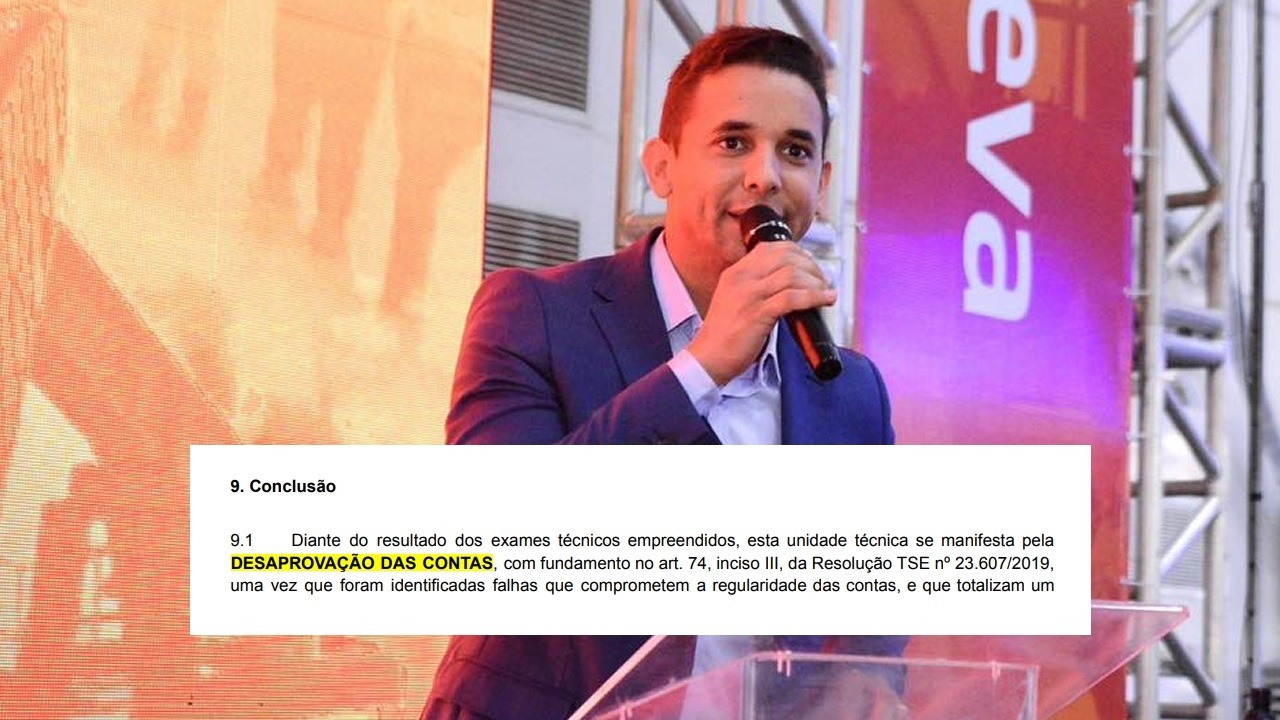 Parecer técnico do TRE recomenda desaprovação das contas de campanha de Allyson