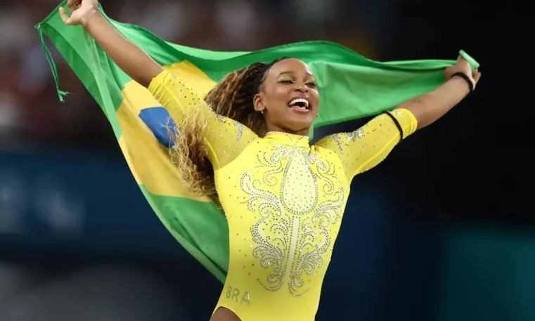Ginasta Rebeca Andrade é uma das 100 mulheres mais influentes de 2024