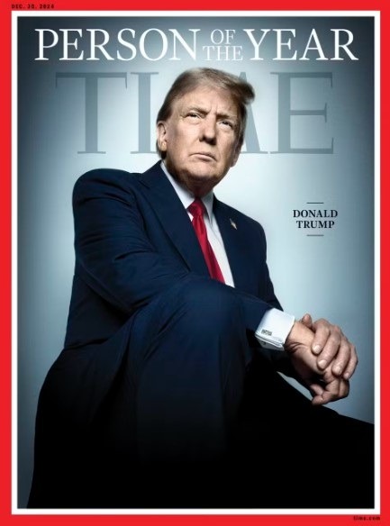 Trump é novamente eleito “Personalidade do Ano” pela revista Time