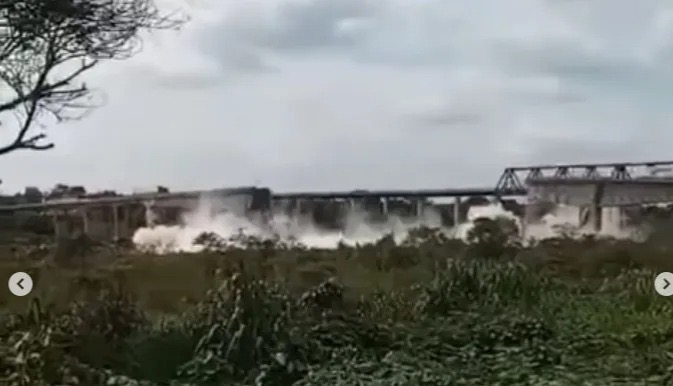 Ponte que liga Tocantins ao Maranhão desaba