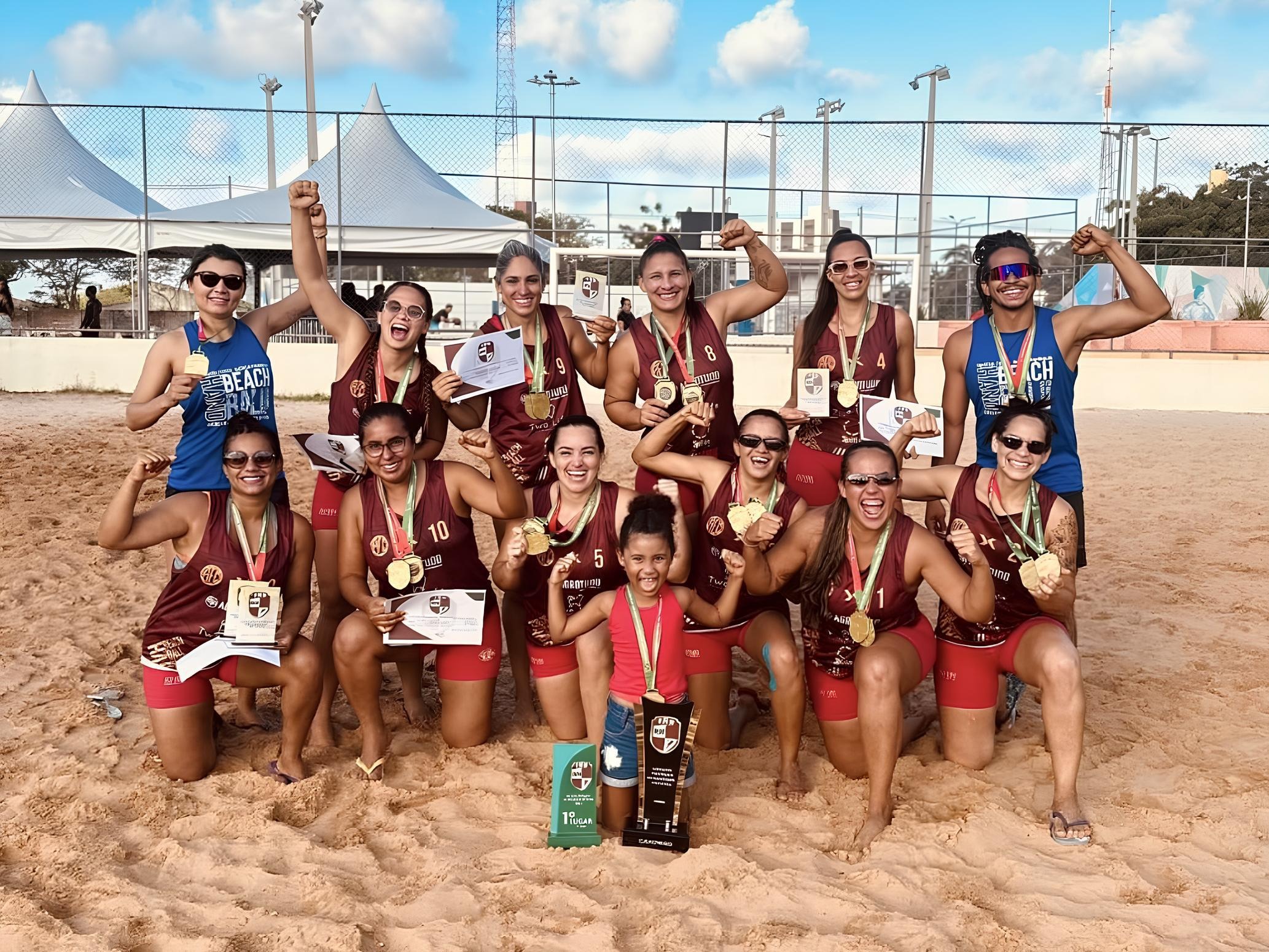 América vence etapa final e conquista título do Circuito Potiguar de Handebol de Areia