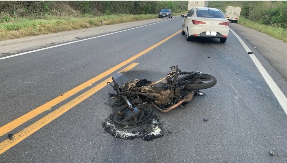 Motociclista morre em colisão frontal na BR-304 em Riachuelo