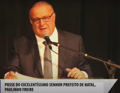 Paulinho Freire é empossado prefeito de Natal