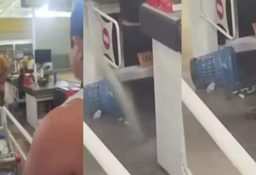 Mulher tem queimaduras após celular pegar fogo no bolso em supermercado no RN; veja vídeo 