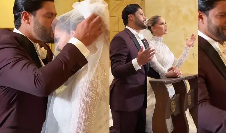 Casamento de Hulk e Camila Ângelo: veja detalhes da cerimônia polêmica e intimista do casal