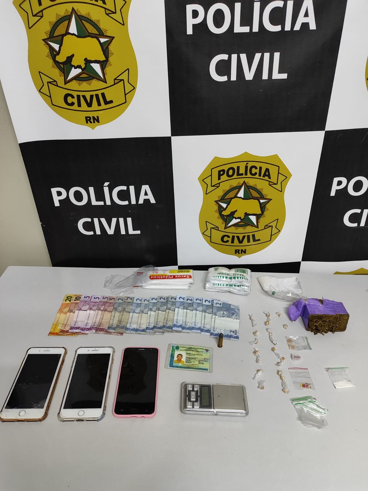 PCRN prende suspeito por tráfico de drogas na Grande Natal