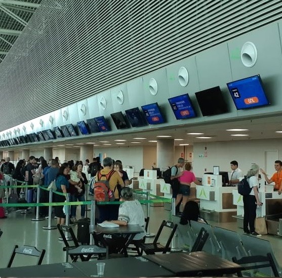 Aeroporto de Natal tem aumento de 15% no número de passageiros no 2º semestre de 2024