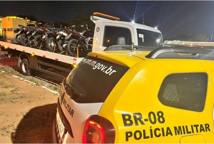 “Operação Sossego” recolhe 12 motocicletas com escapes barulhentos na Zona Norte de Natal