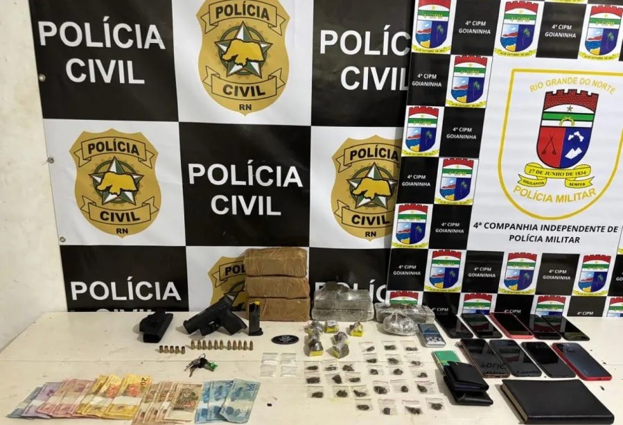 Seis são presos e um morre em confronto com a polícia em operação contra facção criminosa em Tibau do Sul
